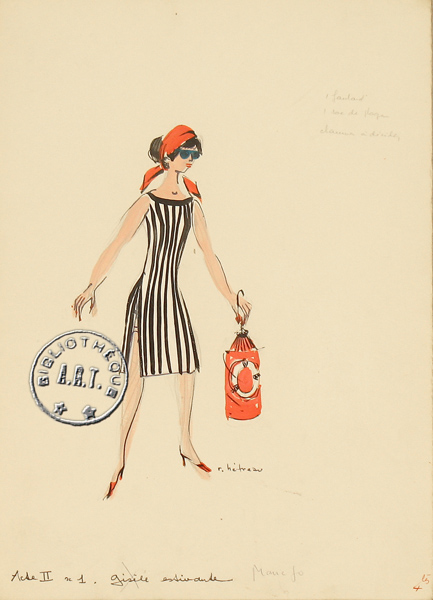 Les maquettes de décors et de costumes de théâtre