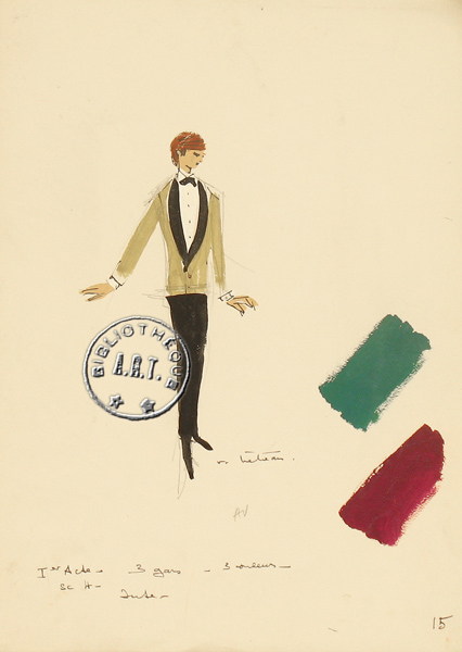Les maquettes de décors et de costumes de théâtre