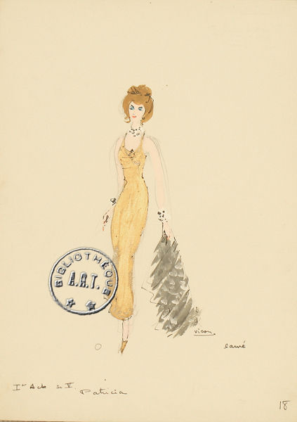 Les maquettes de décors et de costumes de théâtre