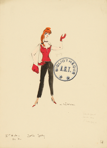 Les maquettes de décors et de costumes de théâtre