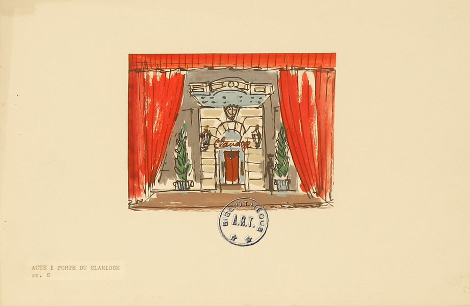 Les maquettes de décors et de costumes de théâtre