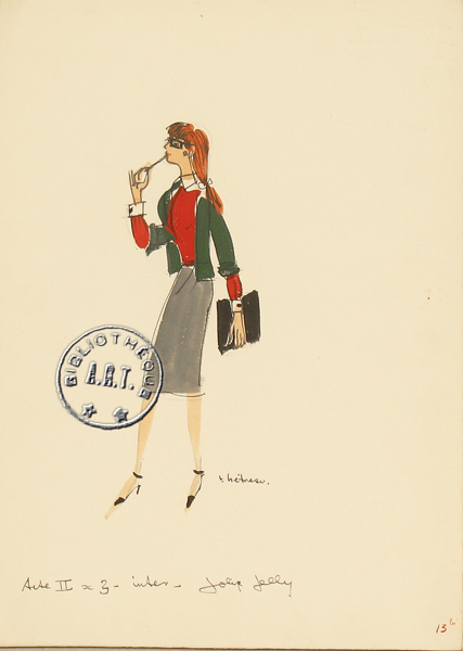 Les maquettes de décors et de costumes de théâtre