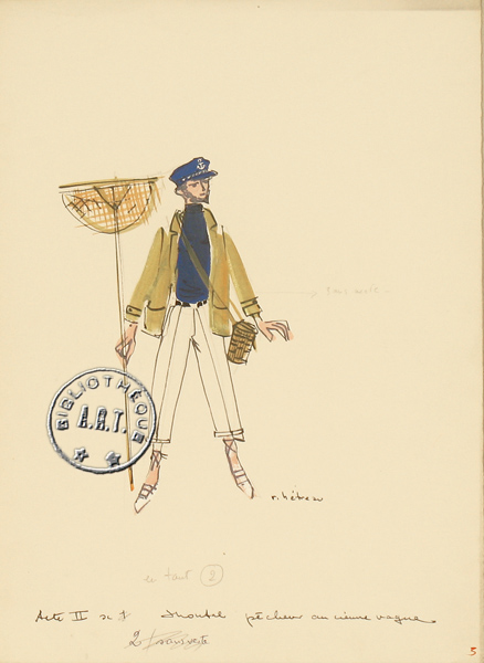 Les maquettes de décors et de costumes de théâtre