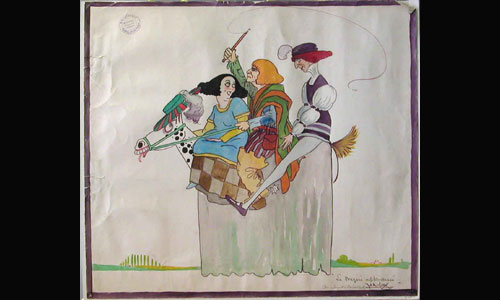 les décors et costumes de Mégère apprivoisée (la) de William SHAKESPEARE - 1921