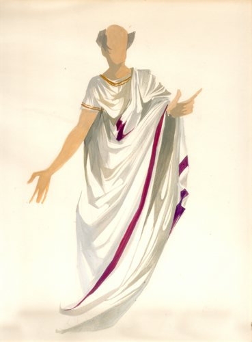les décors et costumes de Pulchérie de Pierre CORNEILLE - 1966