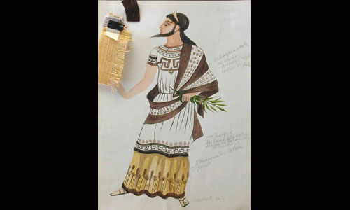 Les maquettes de décors et de costumes de théâtre