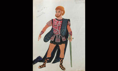 Les maquettes de décors et de costumes de théâtre