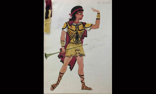 Les maquettes de décors et de costumes de théâtre
