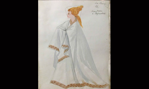 Les maquettes de décors et de costumes de théâtre