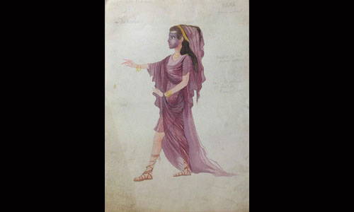 Les maquettes de décors et de costumes de théâtre
