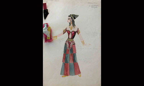 Les maquettes de décors et de costumes de théâtre