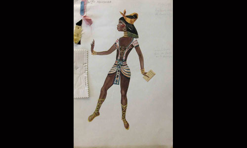 Les maquettes de décors et de costumes de théâtre