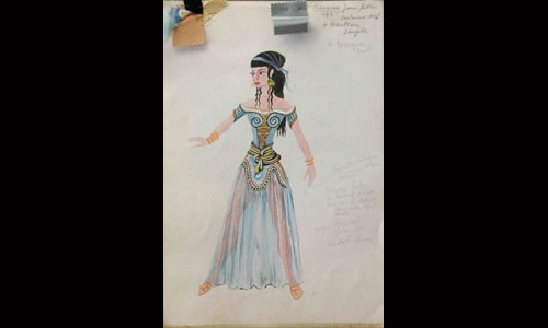 Les maquettes de décors et de costumes de théâtre