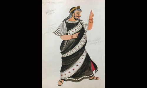 Les maquettes de décors et de costumes de théâtre