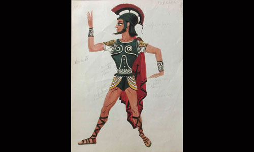 Les maquettes de décors et de costumes de théâtre