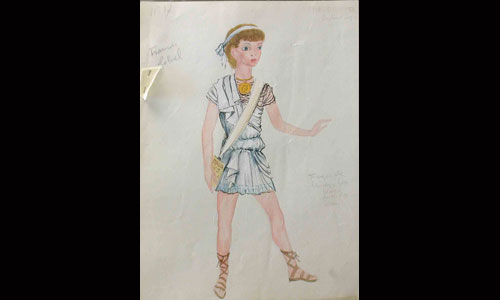 Les maquettes de décors et de costumes de théâtre