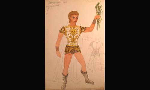 Les maquettes de décors et de costumes de théâtre