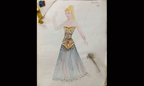 Les maquettes de décors et de costumes de théâtre