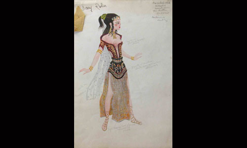 Les maquettes de décors et de costumes de théâtre