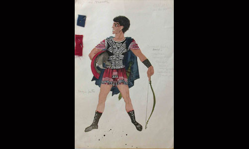 Les maquettes de décors et de costumes de théâtre