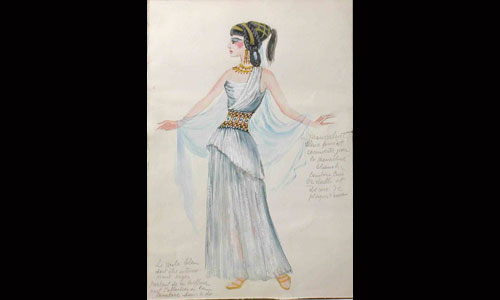 Les maquettes de décors et de costumes de théâtre