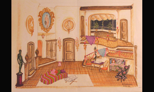 les décors et costumes de Cage aux folles (la) de Jean POIRET - 1973