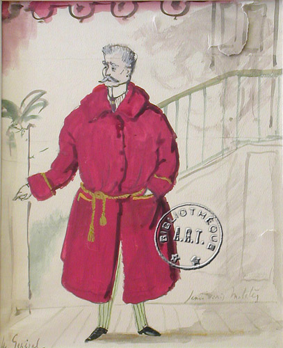 les décors et costumes de Ardèle ou la marguerite de Jean ANOUILH - 1948