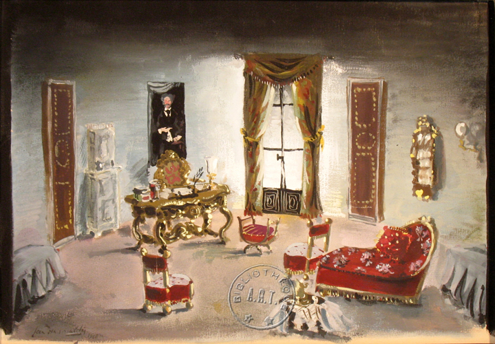 les décors et costumes de Plainte contre inconnu de Georges NEVEUX - 1946
