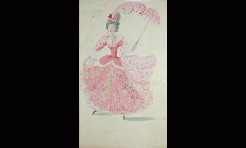 Les maquettes de décors et de costumes de théâtre