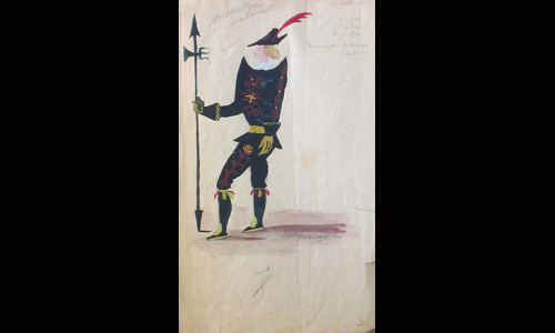 Les maquettes de décors et de costumes de théâtre
