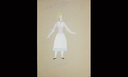 Les maquettes de décors et de costumes de théâtre