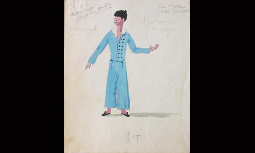 Les maquettes de décors et de costumes de théâtre