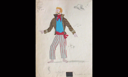 Les maquettes de décors et de costumes de théâtre