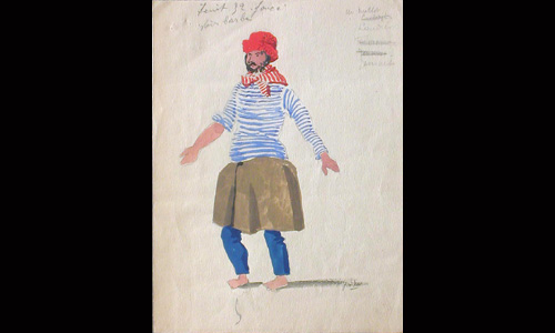 Les maquettes de décors et de costumes de théâtre