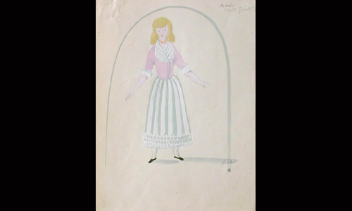 Les maquettes de décors et de costumes de théâtre