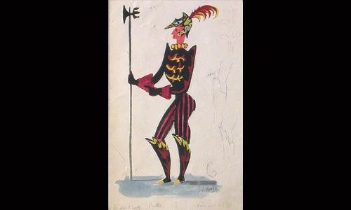 Les maquettes de décors et de costumes de théâtre