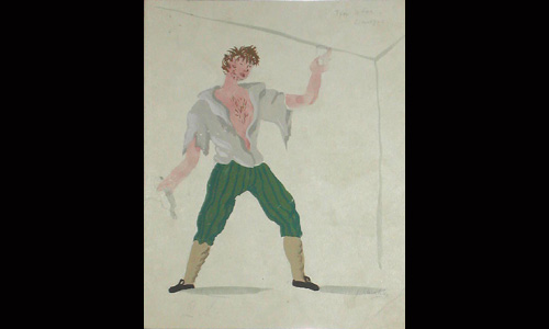 Les maquettes de décors et de costumes de théâtre