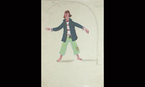 Les maquettes de décors et de costumes de théâtre