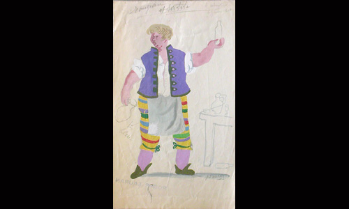 Les maquettes de décors et de costumes de théâtre