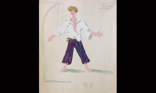 Les maquettes de décors et de costumes de théâtre