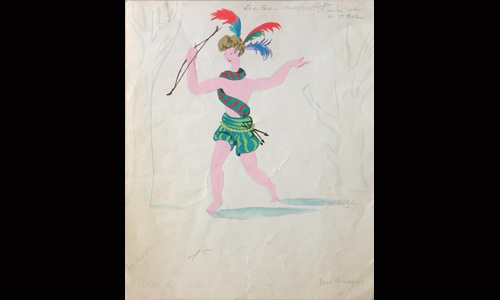 Les maquettes de décors et de costumes de théâtre