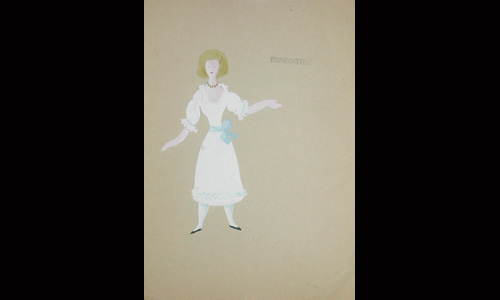 Les maquettes de décors et de costumes de théâtre
