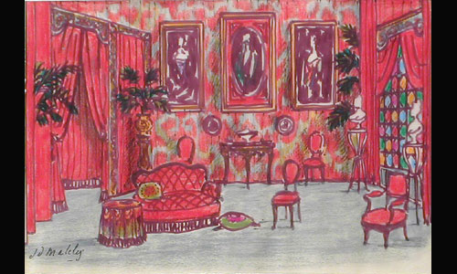 Les maquettes de décors et de costumes de théâtre