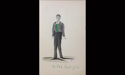 Les maquettes de décors et de costumes de théâtre