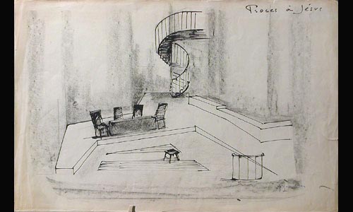 Les maquettes de décors et de costumes de théâtre