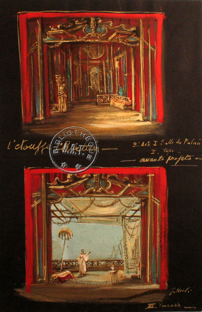 les décors et costumes de Étouffe-chrétien (l') de Félicien MARCEAU - 1960