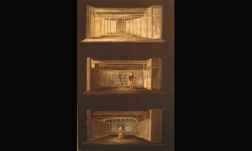 Les maquettes de décors et de costumes de théâtre