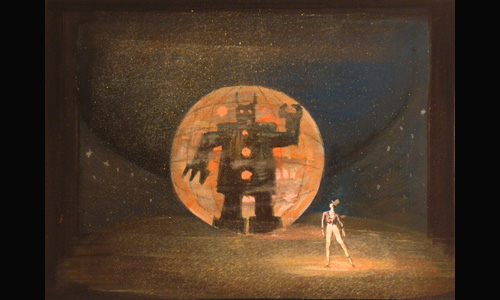 Les maquettes de décors et de costumes de théâtre