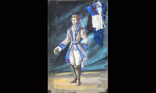 Les maquettes de décors et de costumes de théâtre