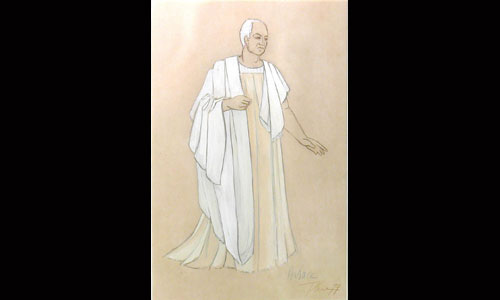 Les maquettes de décors et de costumes de théâtre